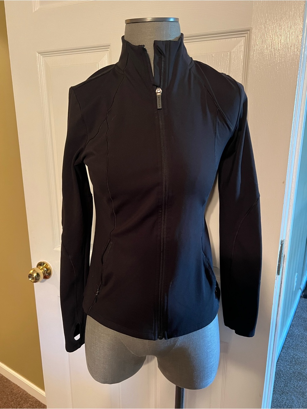 Spyder Black Zip-Up Utility Jacket